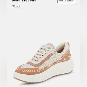 Brand New Dolce Vita Dolen sneaker brown multi woven